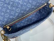 Kitlife Louis Vuitton Diane Bag Blue Monogram Denim M13070 24x15x9cm - 2