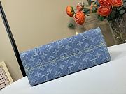 Kitlife Louis Vuitton OnTheGo PM Bag Blue Monogram Denim M14633 25x19x11.5cm - 6