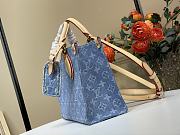 Kitlife Louis Vuitton OnTheGo PM Bag Blue Monogram Denim M14633 25x19x11.5cm - 5