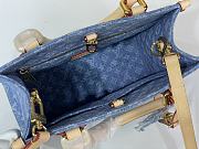 Kitlife Louis Vuitton OnTheGo PM Bag Blue Monogram Denim M14633 25x19x11.5cm - 3
