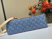 Kitlife Louis Vuitton Dauphine Soft GM Blue Monogram Denim Bag 28x20x11cm - 5