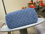 Kitlife Louis Vuitton Neverfull MM Bag Blue Monogram Denim M13192 28x14x31cm - 4