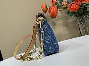Kitlife Louis Vuitton x TM Pochette Accessoires Bag Denim Blue Cherry M13994 22x13x4cm - 6