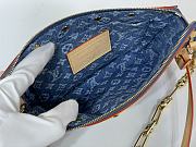 Kitlife Louis Vuitton x TM Pochette Accessoires Bag Denim Blue Cherry M13994 22x13x4cm - 2