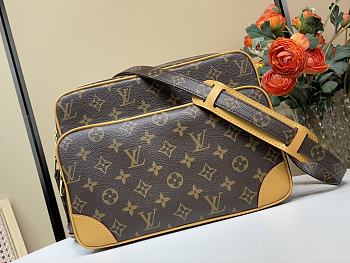 Kitlife Louis Vuitton Crossbody Bag Brown Monogram Canvas M45244 28x20x12cm