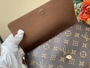 Kitlife Louis Vuitton Looping Shoulder Bag Brown Monogram Canvas M51147 24x21x9cm - 4