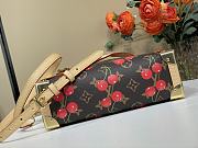 Kitlife Louis Vuitton x TM Side Trunk MM Bag Brown Monogram Cherry M14278 23.5x16x8.5cm - 3