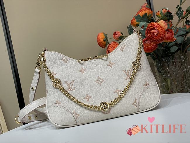 Kitlife Louis Vuitton Boulogne Bag Cream M14634 29x16x9.5cm - 1