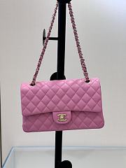 Kitlife Chanel Classic Flap Bag in Pink Lambskin 25cm - 1