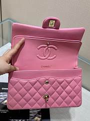 Kitlife Chanel Classic Flap Bag in Pink Lambskin 25cm - 2