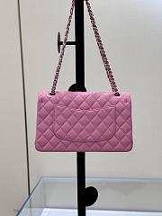 Kitlife Chanel Classic Flap Bag in Pink Lambskin 25cm - 3