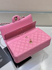 Kitlife Chanel Classic Flap Bag in Pink Lambskin 25cm - 4