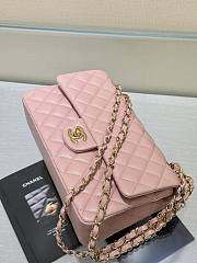 Kitlife Chanel Classic Flap Bag in Light Pink Lambskin 25cm - 5