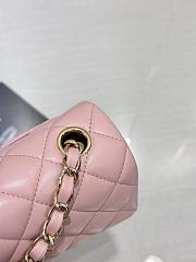 Kitlife Chanel Classic Small Flap Bag in Light Pink Lambskin 20cm - 4