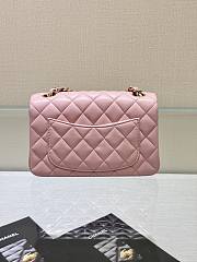Kitlife Chanel Classic Small Flap Bag in Light Pink Lambskin 20cm - 3