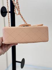 Kitlife Chanel Classic Flap Bag in Peach Pink Lambskin 25cm - 2