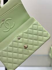 Kitlife Chanel Classic Flap Bag in Light Green Lambskin 25cm - 3