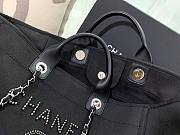 Kitlife Chanel Deauville Tote Pearl Embellished Black 38cm - 4