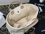 Kitlife Chanel Deauville Tote Pearl Embellished Beige 38cm - 6