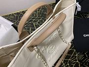 Kitlife Chanel Deauville Tote Pearl Embellished Beige 38cm - 3