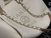 Kitlife Chanel Deauville Tote Pearl Embellished Beige 38cm - 2