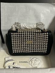 Kitlife Chanel 25P Evening Mini CF Black Gold Diamond 18cm - 4