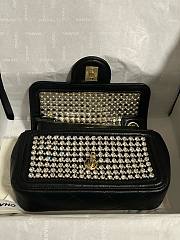 Kitlife Chanel 25P Evening Mini CF Black Gold Diamond 18cm - 3