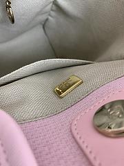 Kitlife Chanel Mixed Fibers Deauville Tote Pink Bag 33cm - 2