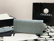Kitlife Chanel Deauville Shopping Tote Bag Blue Denim 34cm - 4