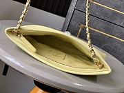 Kitlife Chanel 25S Pearl Chain Clutch Evening Bag Yellow 14x24x5cm - 5