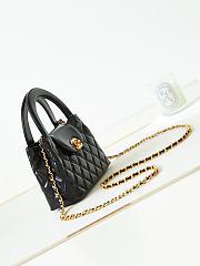 Kitlife Chanel 25C Kelly Handle Bag Black AS4416 13x19x7cm - 3