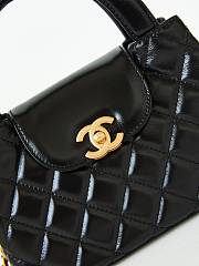 Kitlife Chanel 25C Kelly Handle Bag Black AS4416 13x19x7cm - 2