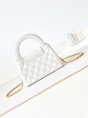 Kitlife Chanel 25C Kelly Handle Bag White AS4416 13x19x7cm - 5
