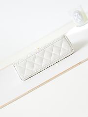 Kitlife Chanel 25C Kelly Handle Bag White AS4416 13x19x7cm - 3