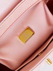 Kitlife Chanel 25C Kelly Handle Bag Light Pink AS4416 13x19x7cm - 5