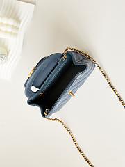 Kitlife Chanel 25C Kelly Handle Bag Blue Navy AS4416 13x19x7cm  - 4