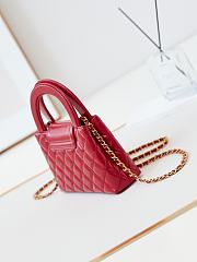 Kitlife Chanel 25C Kelly Handle Bag Red AS4416 13x19x7cm - 4