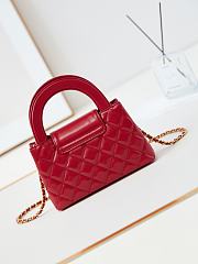 Kitlife Chanel 25C Kelly Handle Bag Red AS4416 13x19x7cm - 3