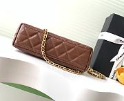 Kitlife Chanel 25C Kelly Handle Bag Brown AS4416 13x19x7cm - 5