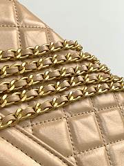 Kitlife Chanel 25C Kelly Handle Bag Beige AS4416 13x19x7cm  - 2