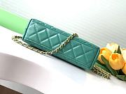 Kitlife Chanel 25C Kelly Handle Bag Green AS4416 13x19x7cm  - 6