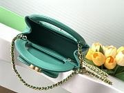 Kitlife Chanel 25C Kelly Handle Bag Green AS4416 13x19x7cm  - 3