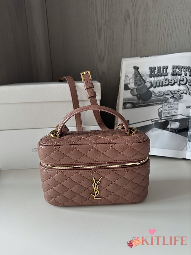 Kitlife Saint Laurent Mini Gaby Bag Rose Pink 766731 18×11×6.5cm - 1