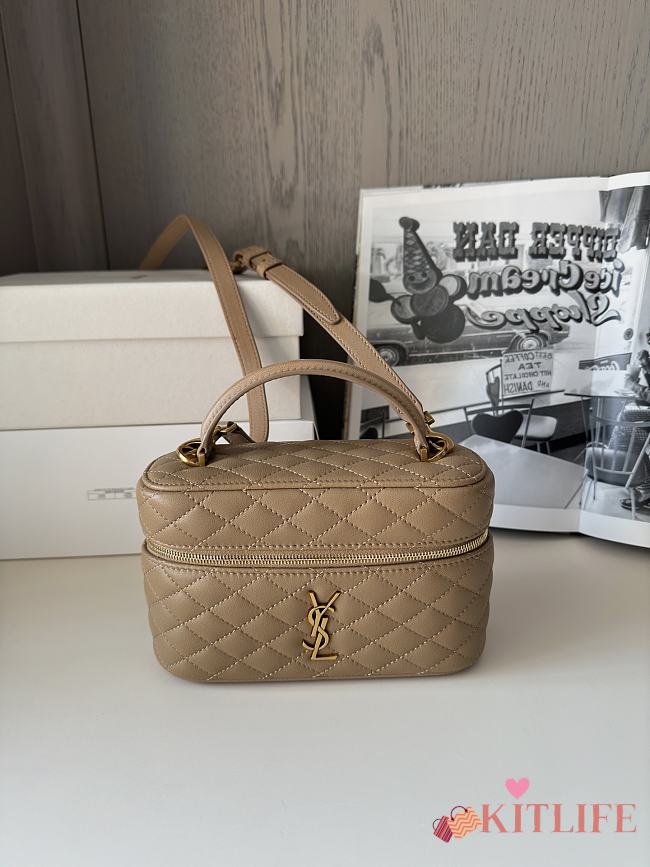 Kitlife Saint Laurent Mini Gaby Bag Beige 766731 18×11×6.5cm  - 1