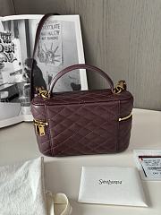 Kitlife Saint Laurent Mini Gaby Bag Rose Burgundy 766731 18×11×6.5cm - 2