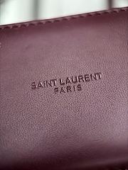 Kitlife Saint Laurent Mini Gaby Bag Rose Burgundy 766731 18×11×6.5cm - 5