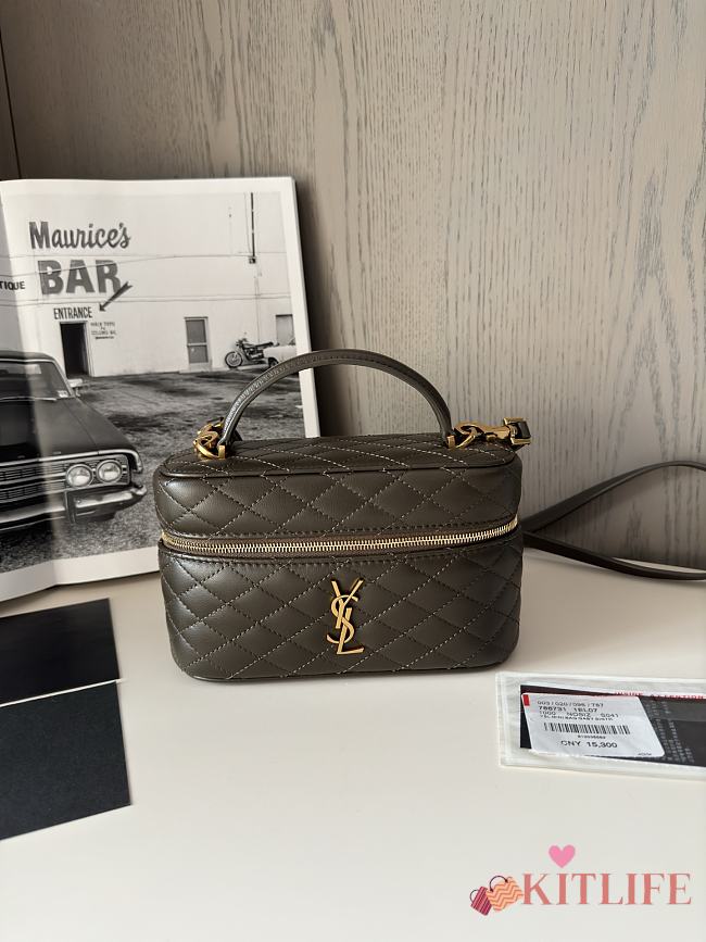 Kitlife Saint Laurent Mini Gaby Bag Green 766731 18×11×6.5cm - 1