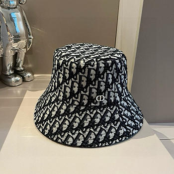 Kitlife Dior Classic Monogram Bucket Hat Black & White
