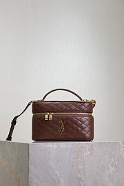 Kitlife Saint Laurent Mini Gaby Bag Dark Brown 766731 18×11×6.5cm  - 1