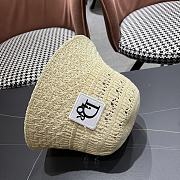 Kitlife Dior Hollow Knitted Bucket Hat Cream - 6